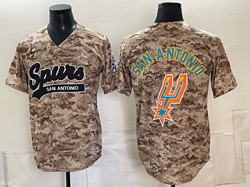 Men San Antonio Spurs blank camo Nike 2026 NBA Jersey 101901->->NBA Jersey